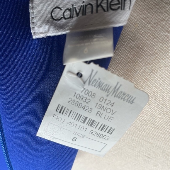 𝅺OFFICE or Cocktail Party Ready! A Line Calvin Klein Dress Sz 6 - Picture 10 of 11